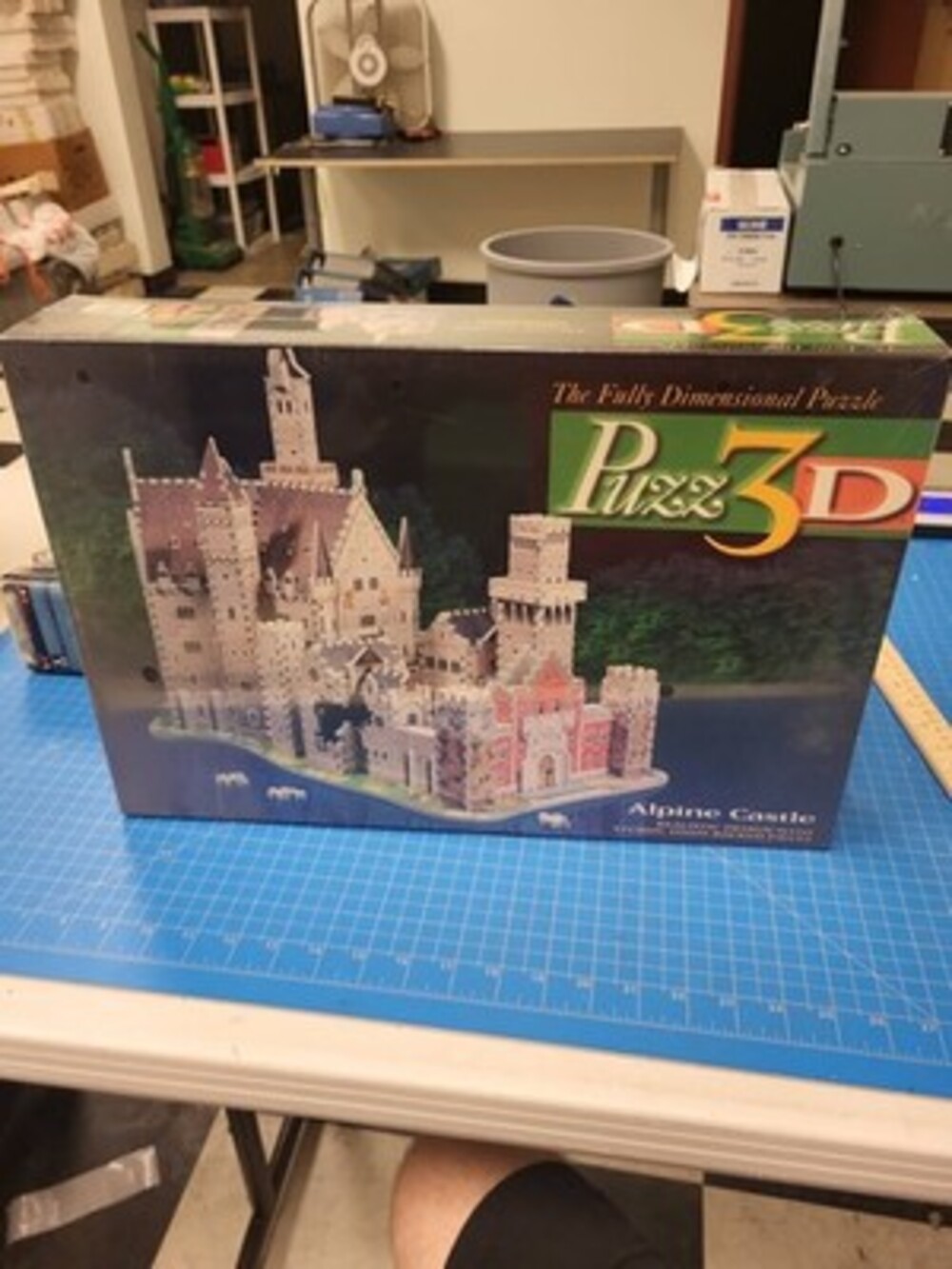 Wrebbit Puzz 3D Alpine Castle Jigsaw Puzzle 1000 Piece Building Model Kit Toy 3D